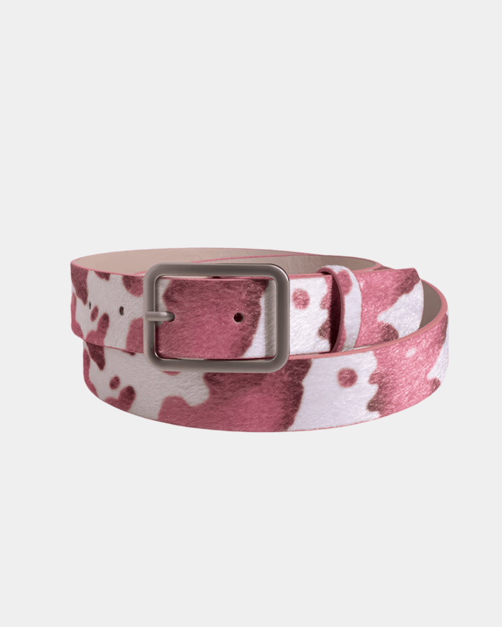COW PRINT STATEMENT BELT