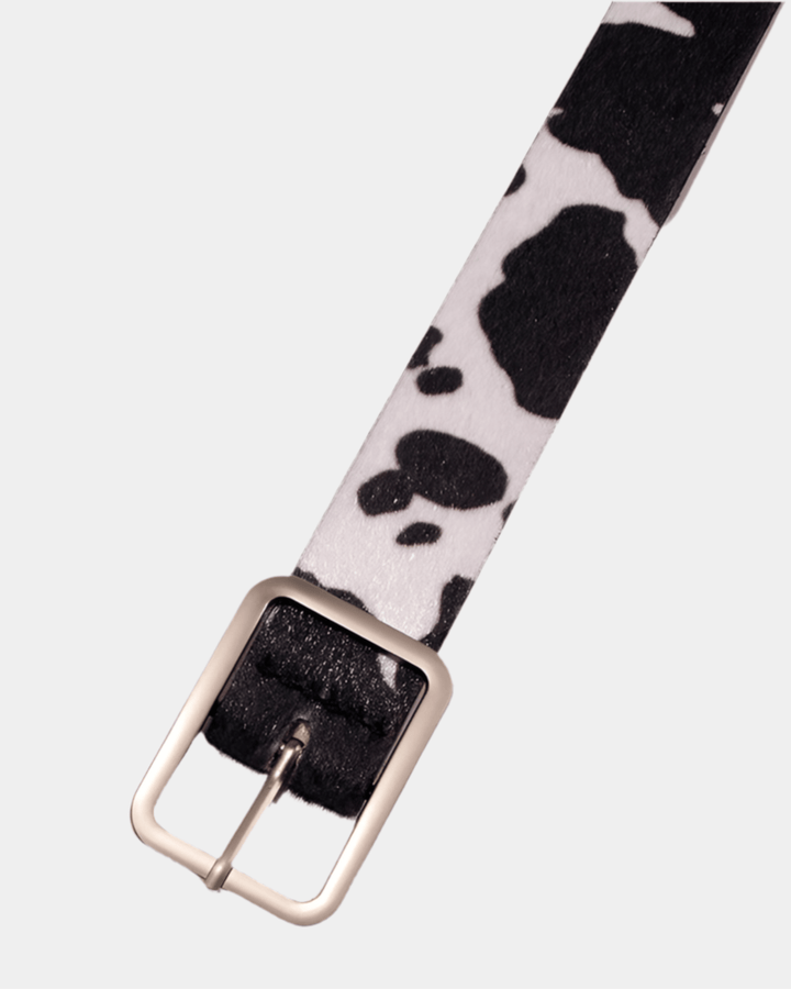 COW PRINT STATEMENT BELT