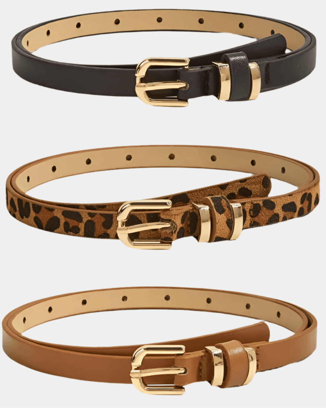 VINTAGE SLIM BELT SET