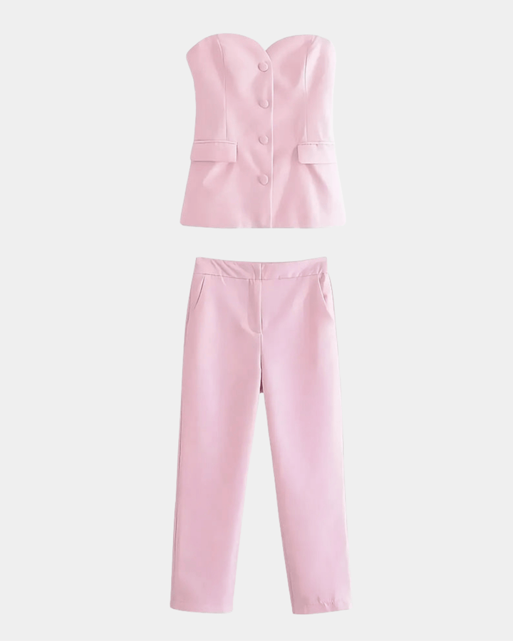 SOFT CLASSIC VEST AND TROUSERS SET