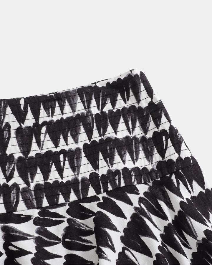 PRINTED CROP TOP AND MIDI SKIRT SET