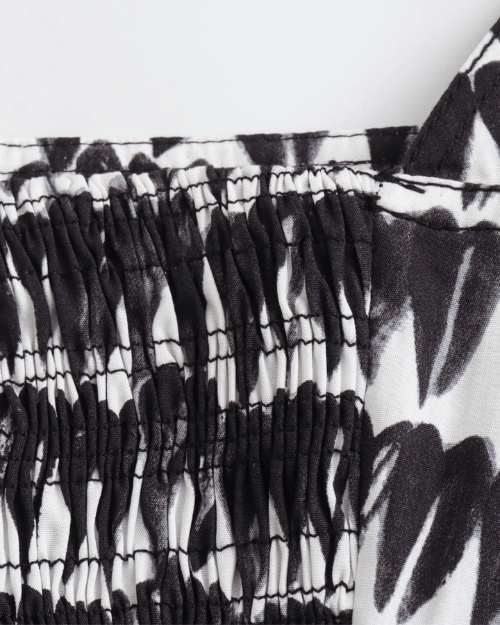 PRINTED CROP TOP AND MIDI SKIRT SET