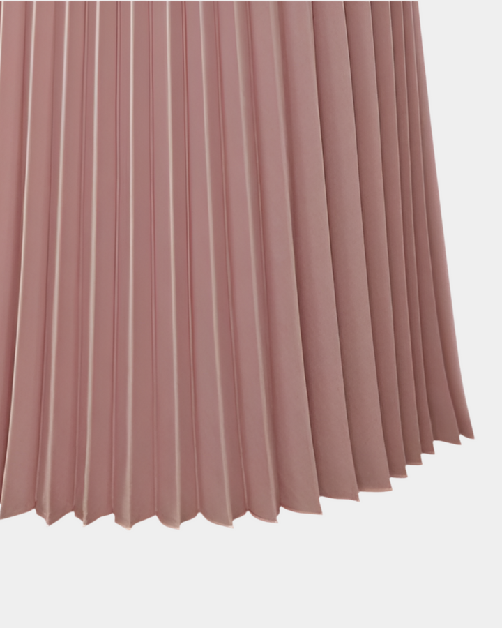 ELEGANT PLEATED MIDI SKIRT