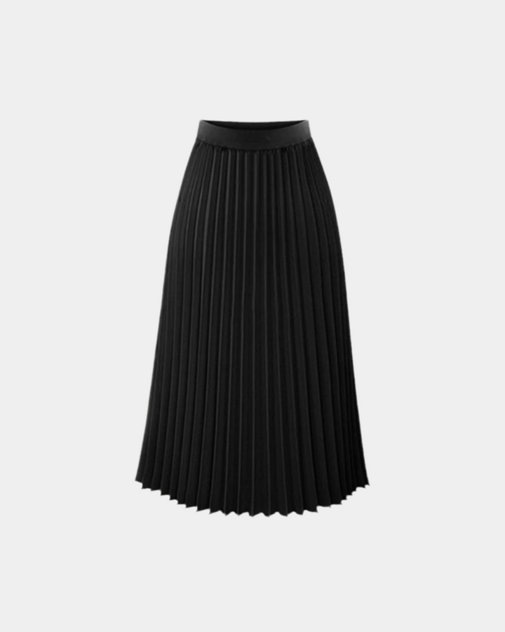 ELEGANT PLEATED MIDI SKIRT