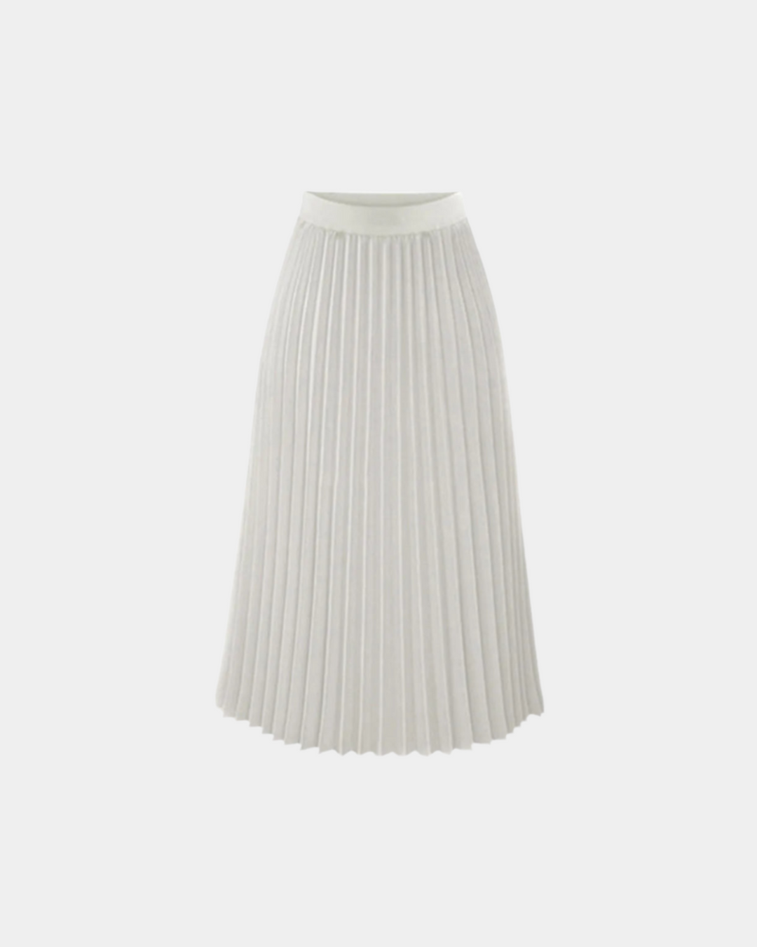 ELEGANT PLEATED MIDI SKIRT