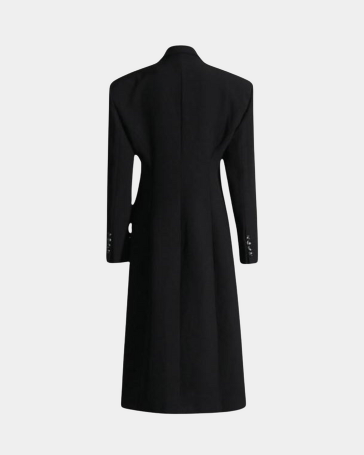 LONG TAILORED DOUBLE-BREASTED COAT