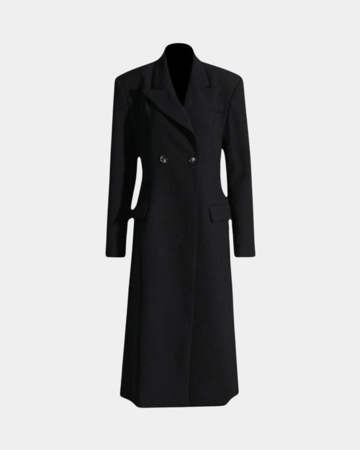 LONG TAILORED DOUBLE-BREASTED COAT