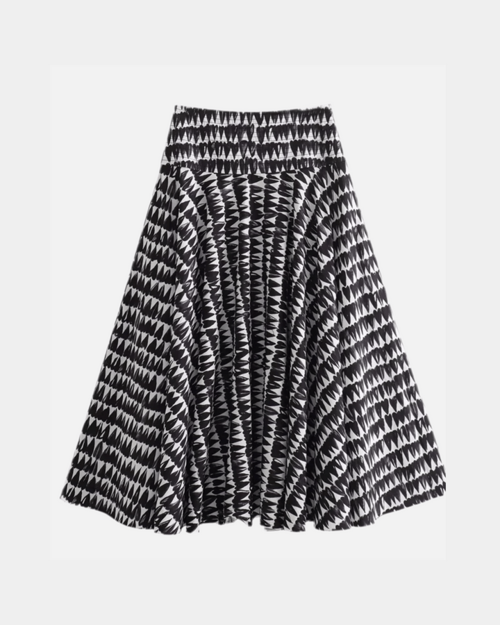 PRINTED CROP TOP AND MIDI SKIRT SET