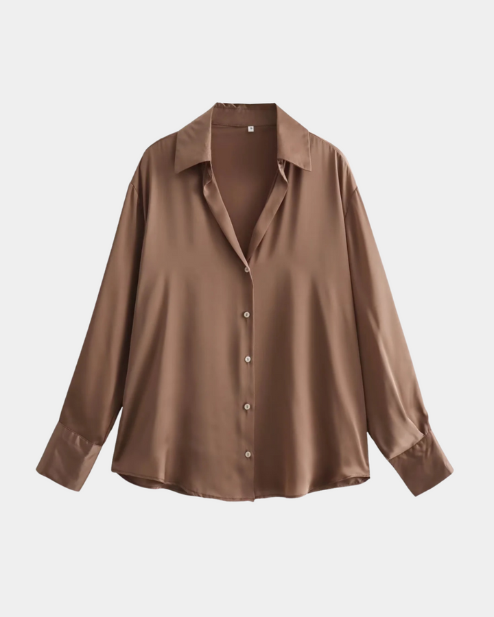 SATIN CLASSIC CHIC SHIRT