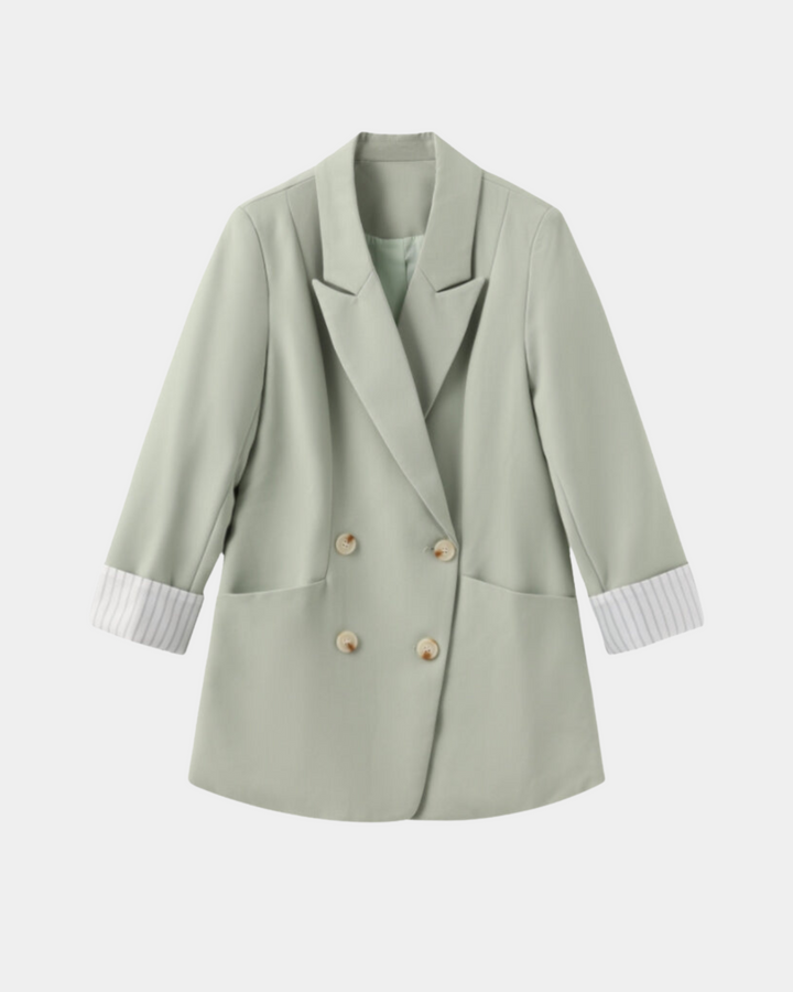 MINT DOUBLE-BREASTED BLAZER