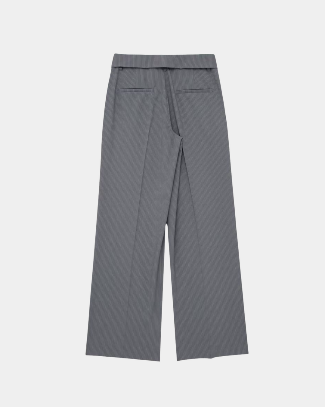 PINSTRIPE SLIT TROUSERS