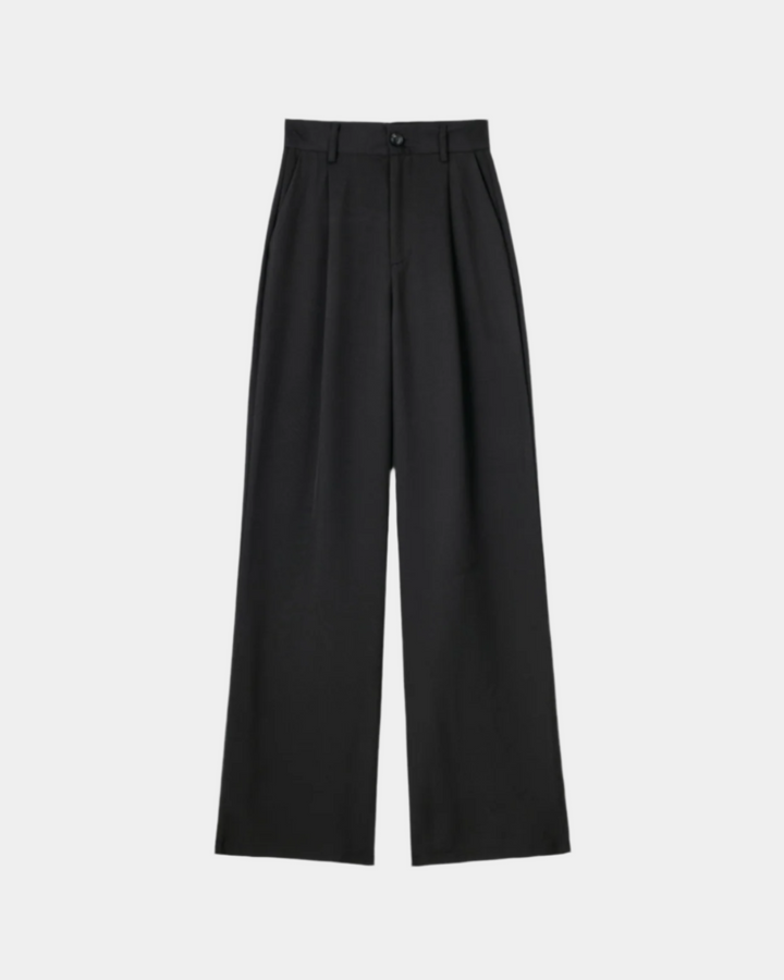 MASSGESCHNEIDERTE HOSE MIT GESCHLITZTEM SAUM