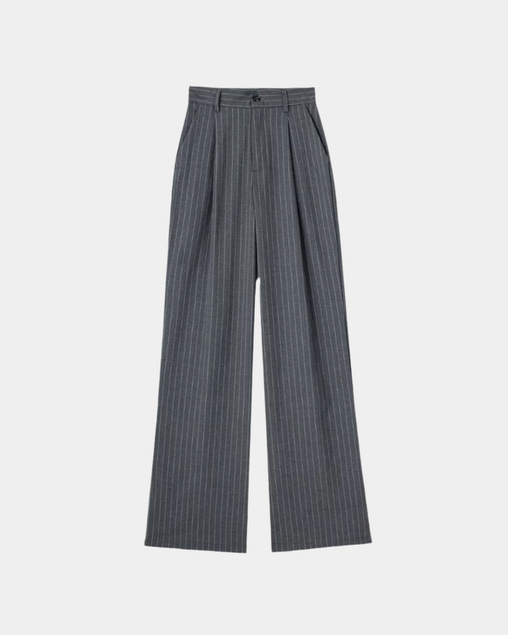 MASSGESCHNEIDERTE HOSE MIT GESCHLITZTEM SAUM