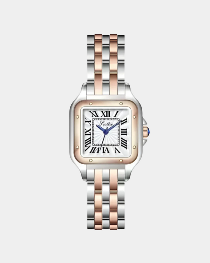 ROMAN ROSE TWO-TONE LADY WATCH