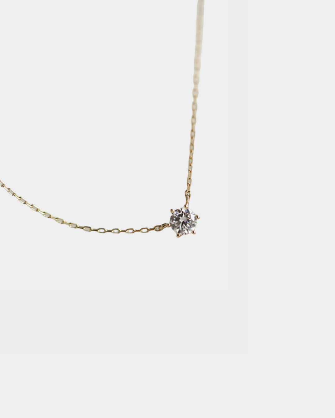 DAINTY DIAMOND CHARM NECKLACE