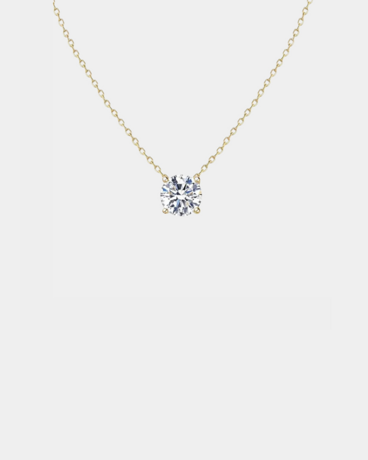 DAINTY DIAMOND CHARM NECKLACE