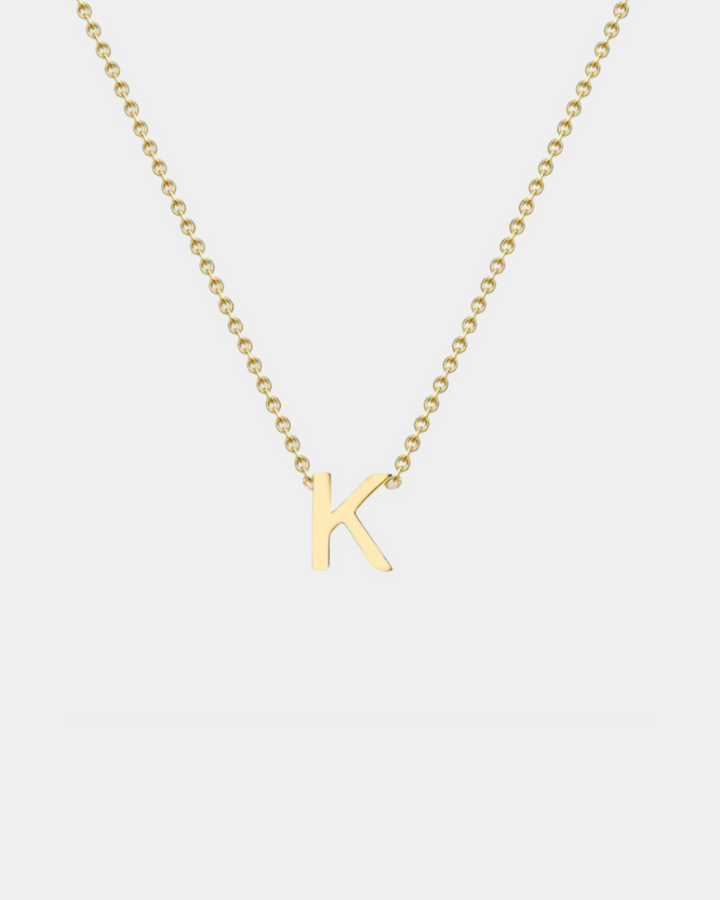 GOLD INITIAL NECKLACE