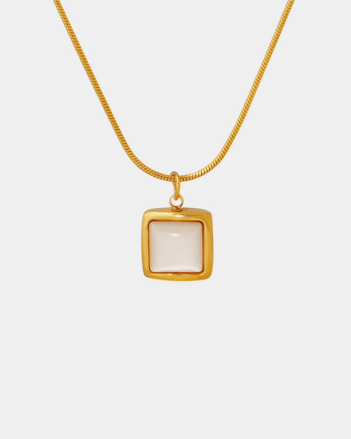VINTAGE SQUARE CHARM NECKLACE