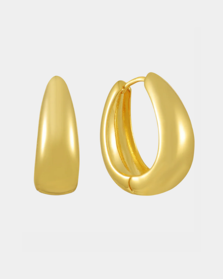 BOLD DOME HUGGIE HOOPS