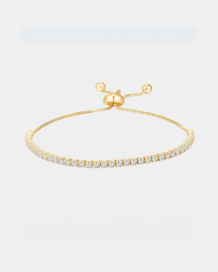 DAINTY GOLD SLIDER BRACELET