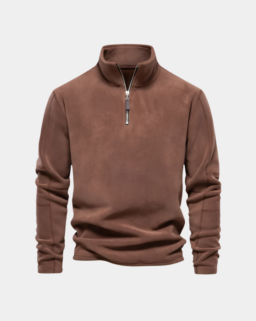 ESSENTIAL FLEECE-PULLOVER MIT HALBEM REISSVERSCHLUSS