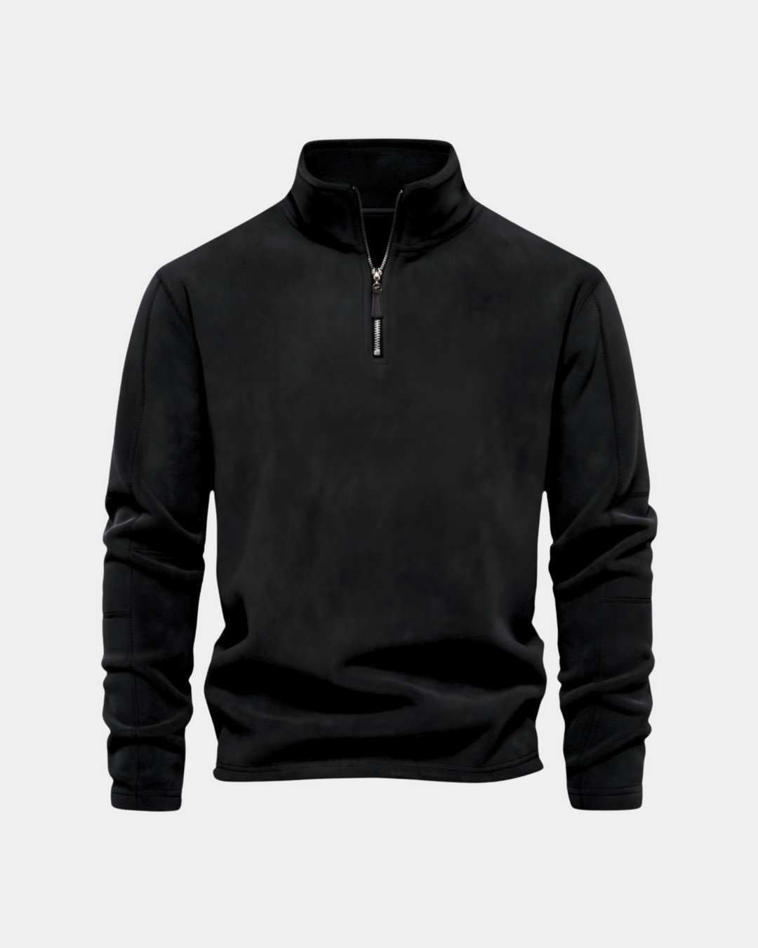 ESSENTIAL FLEECE-PULLOVER MIT HALBEM REISSVERSCHLUSS