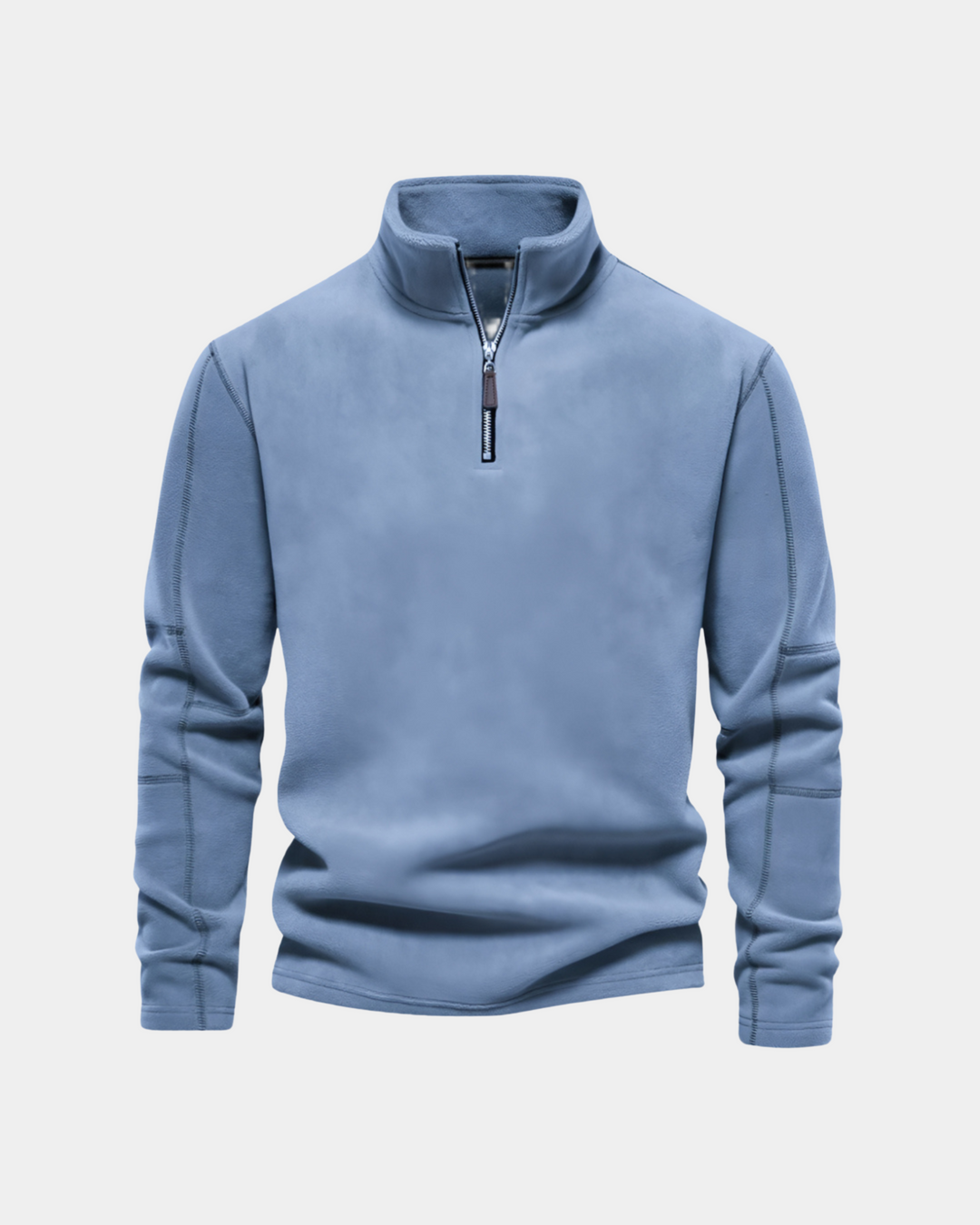 ESSENTIAL FLEECE-PULLOVER MIT HALBEM REISSVERSCHLUSS