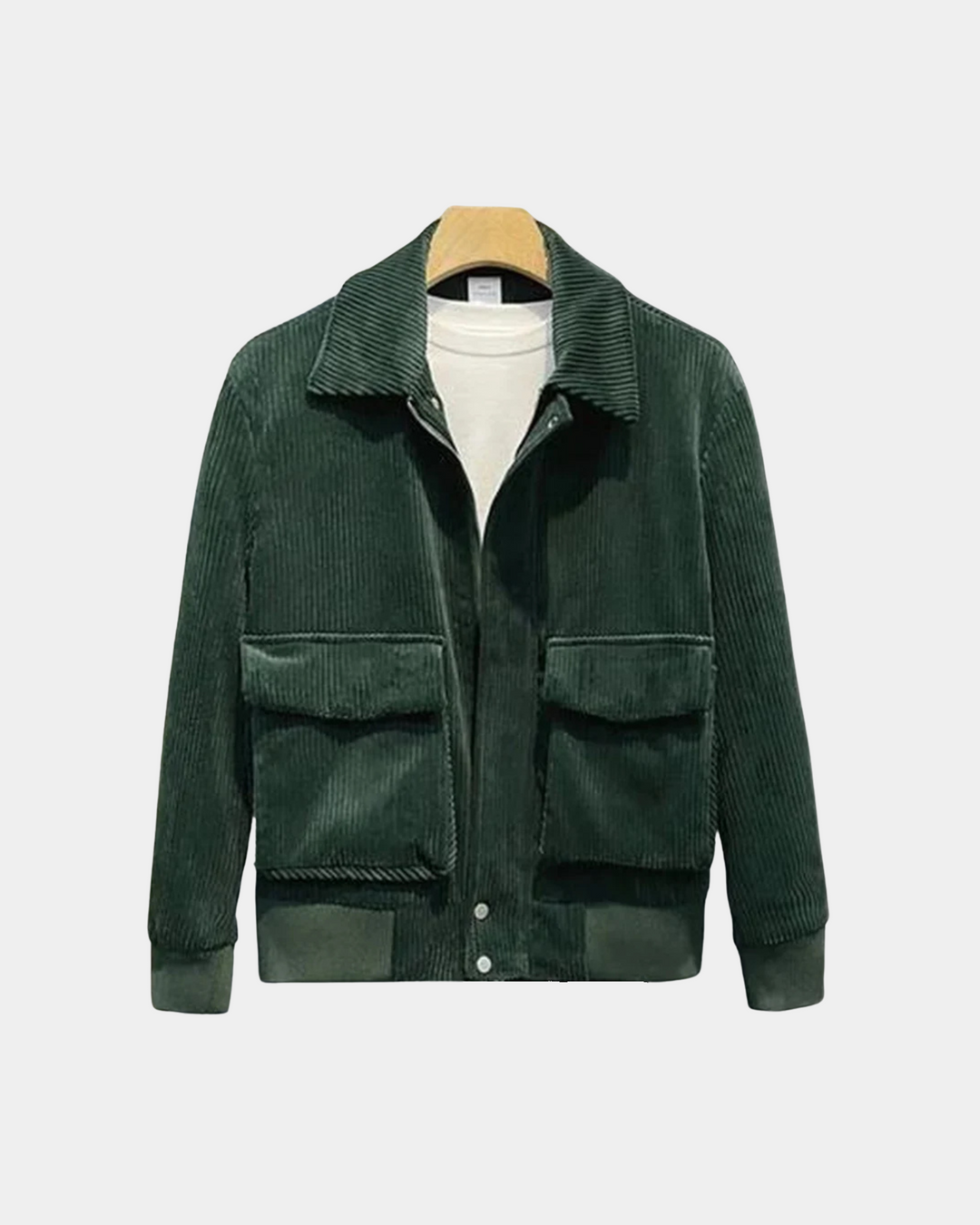 KORDJACKE MIT NUTZTEXTUR