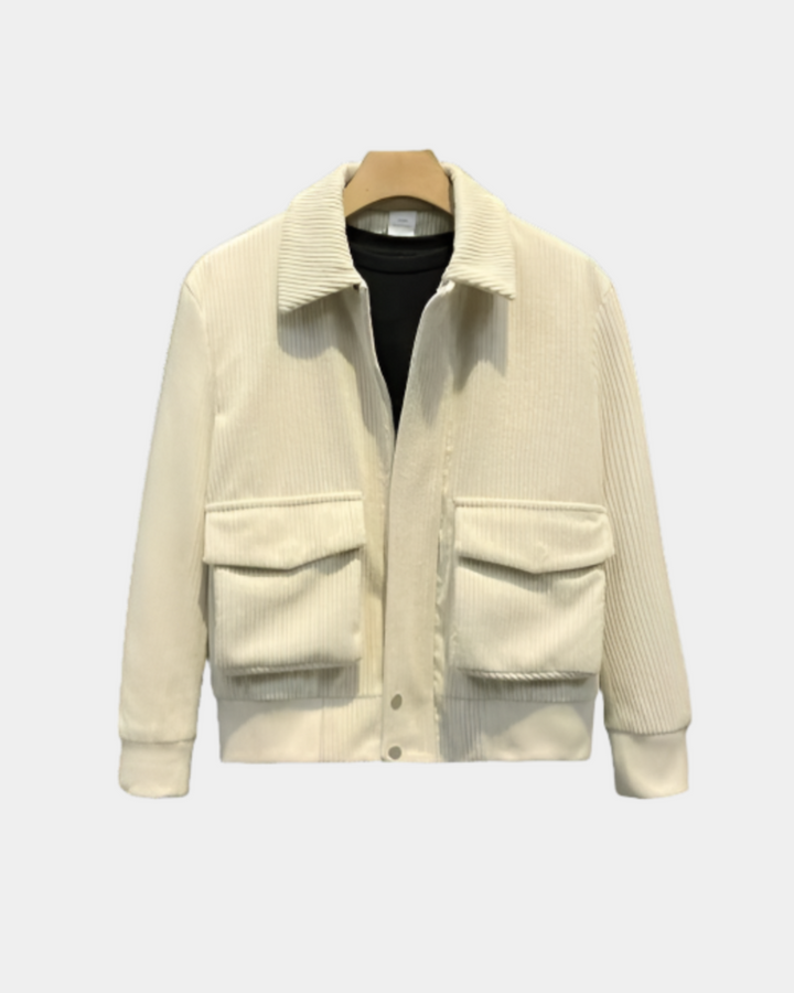 KORDJACKE MIT NUTZTEXTUR