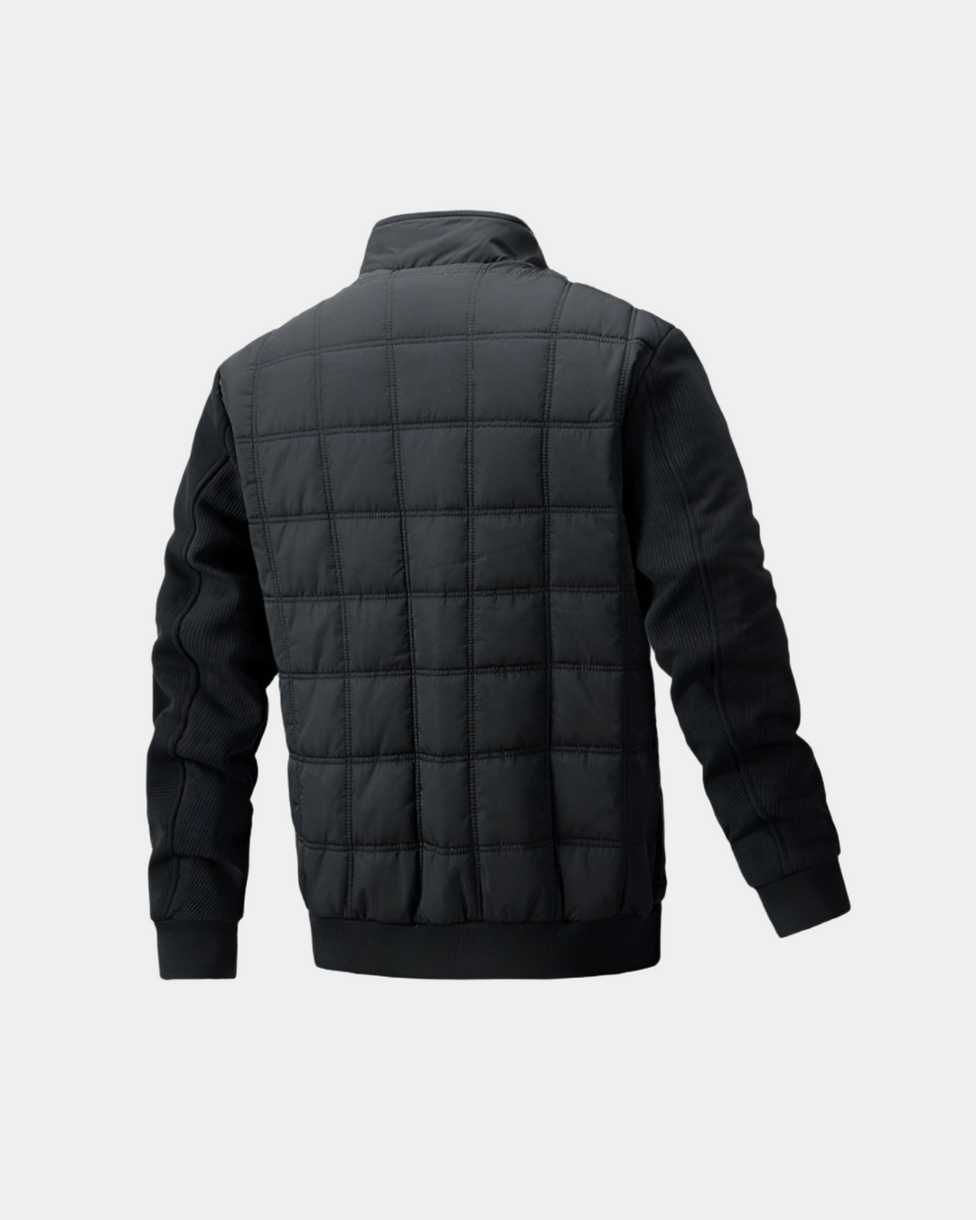 MODERNE BOMBERJACKE MIT GITTERMUSTER