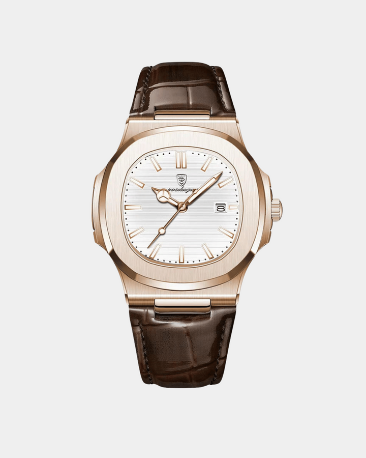 LUXE ELEGANCE LEDER KLEIDERUHR