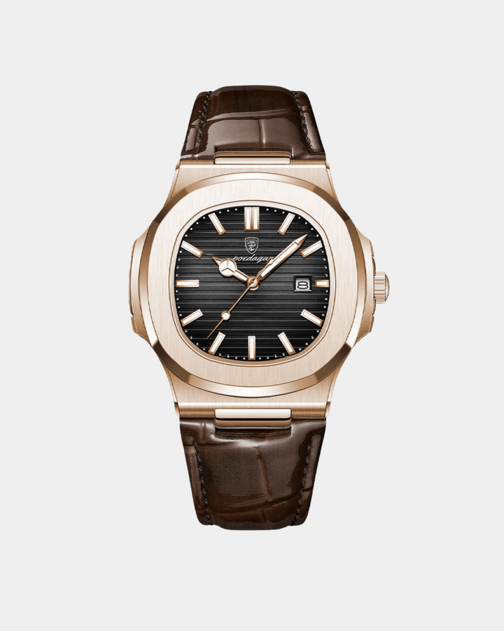 LUXE ELEGANCE LEDER KLEIDERUHR