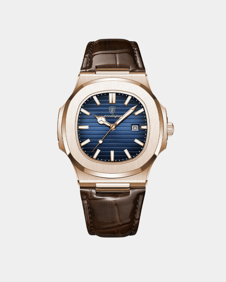 LUXE ELEGANCE LEDER KLEIDERUHR