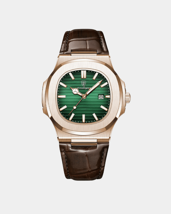 LUXE ELEGANCE LEDER KLEIDERUHR