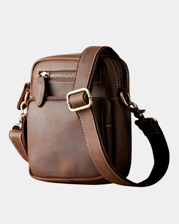 RUSTIKALE MINI-CROSSBODY AUS LEDER