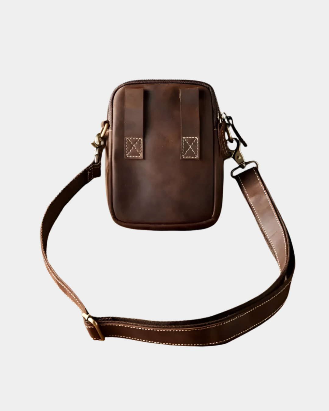 RUSTIKALE MINI-CROSSBODY AUS LEDER