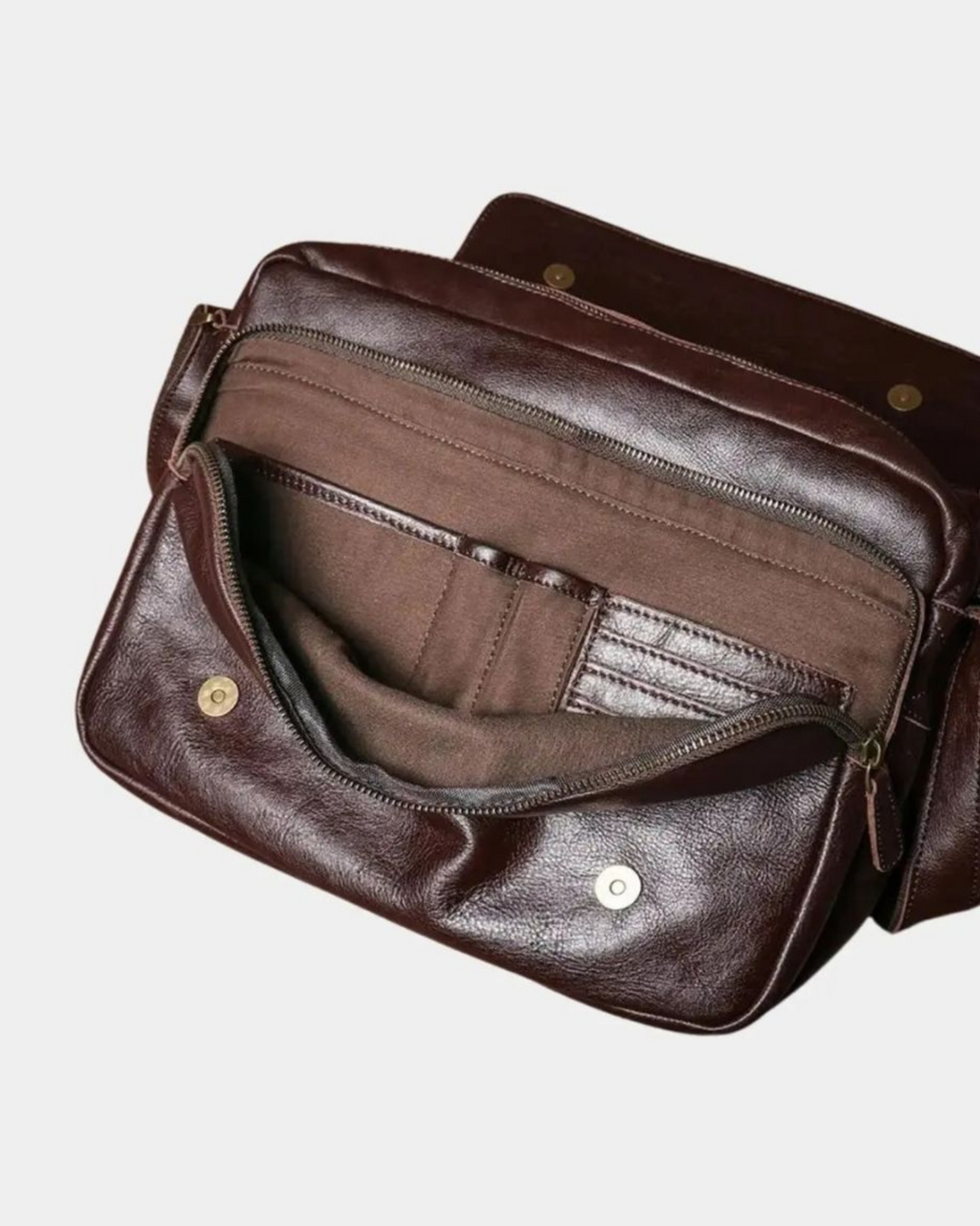 VINTAGE-KURIERTASCHE AUS LEDER