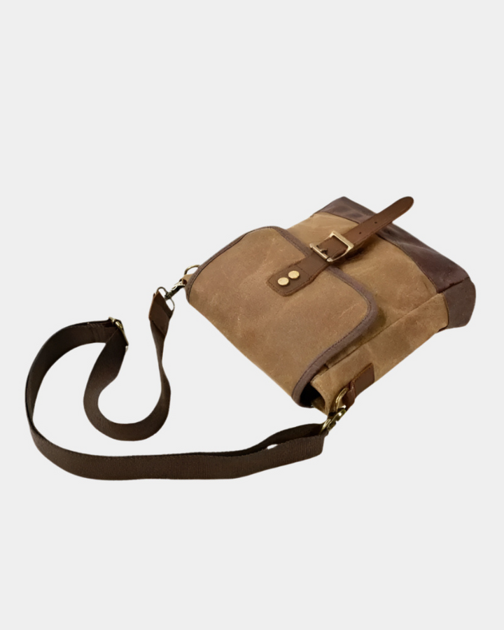 RUSTIKALE CANVAS-MINI-TASCHE