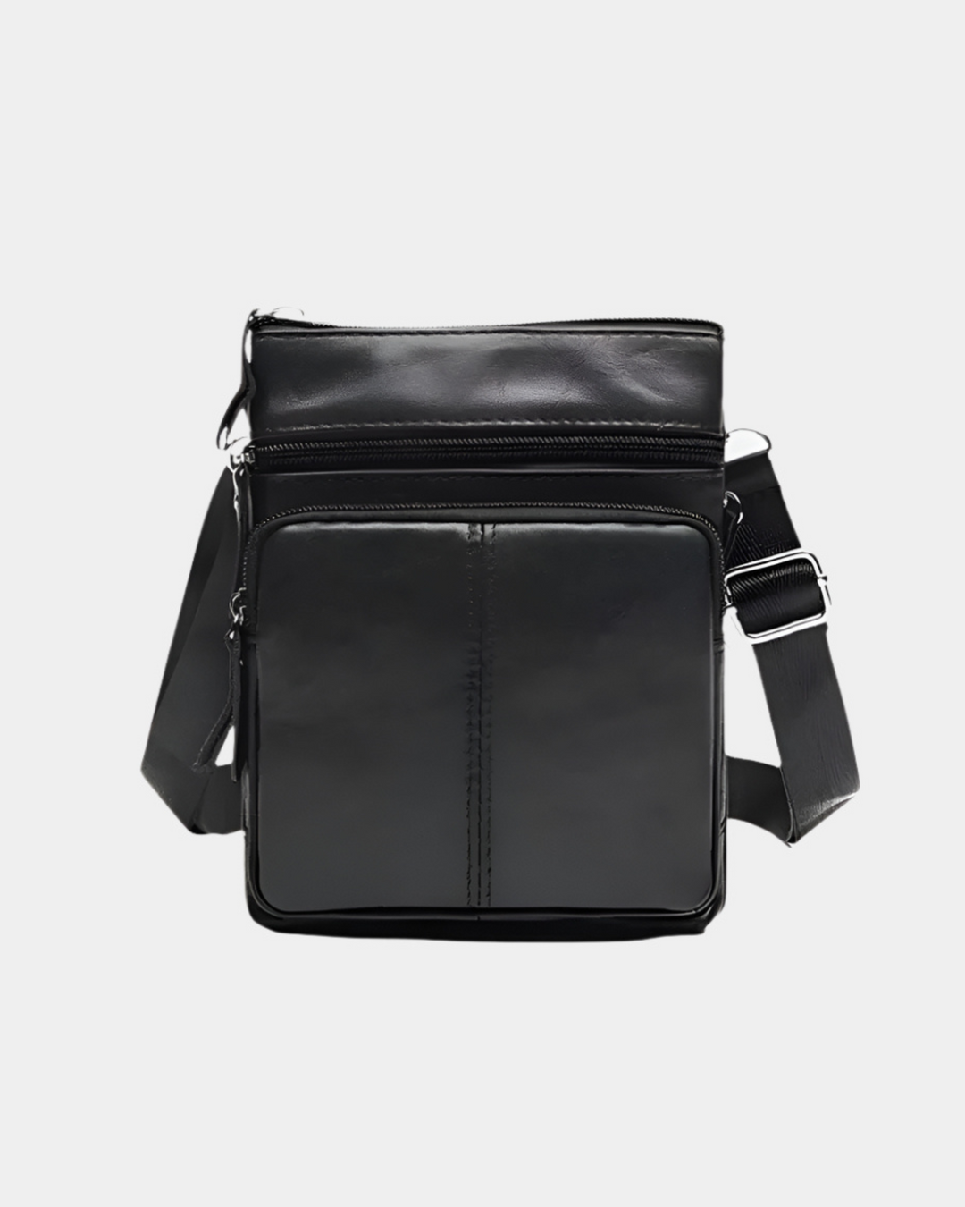 MINIMALISTISCHE VERTIKALE LEDERKREUZTASCHE