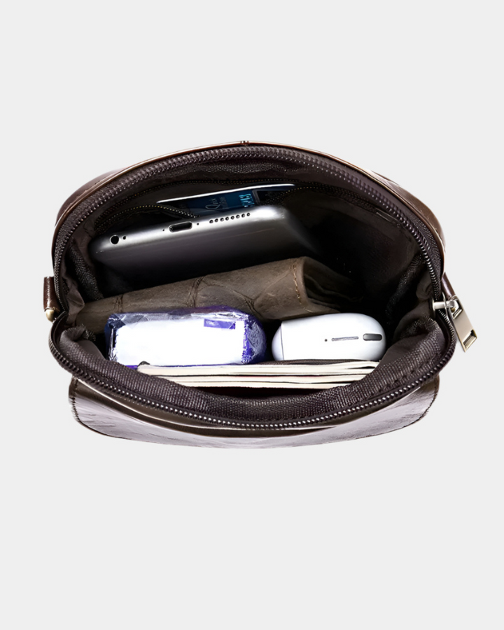 URBAN ESSENTIALS LEDER SLING BAG