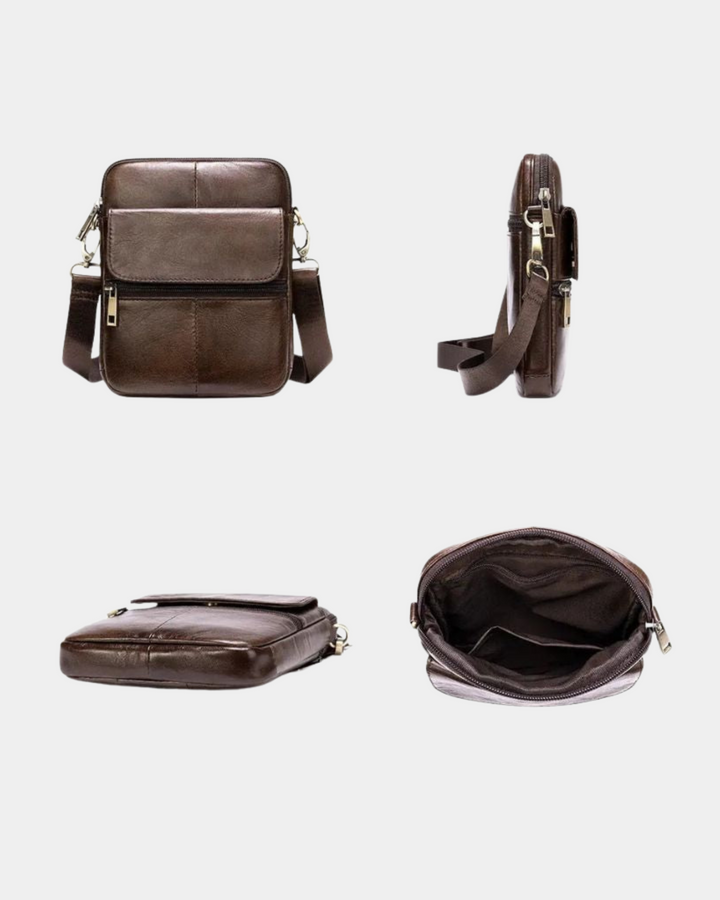 URBAN ESSENTIALS LEDER SLING BAG