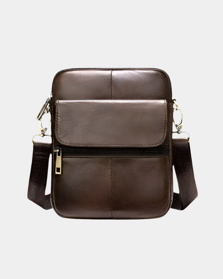 URBAN ESSENTIALS LEDER SLING BAG