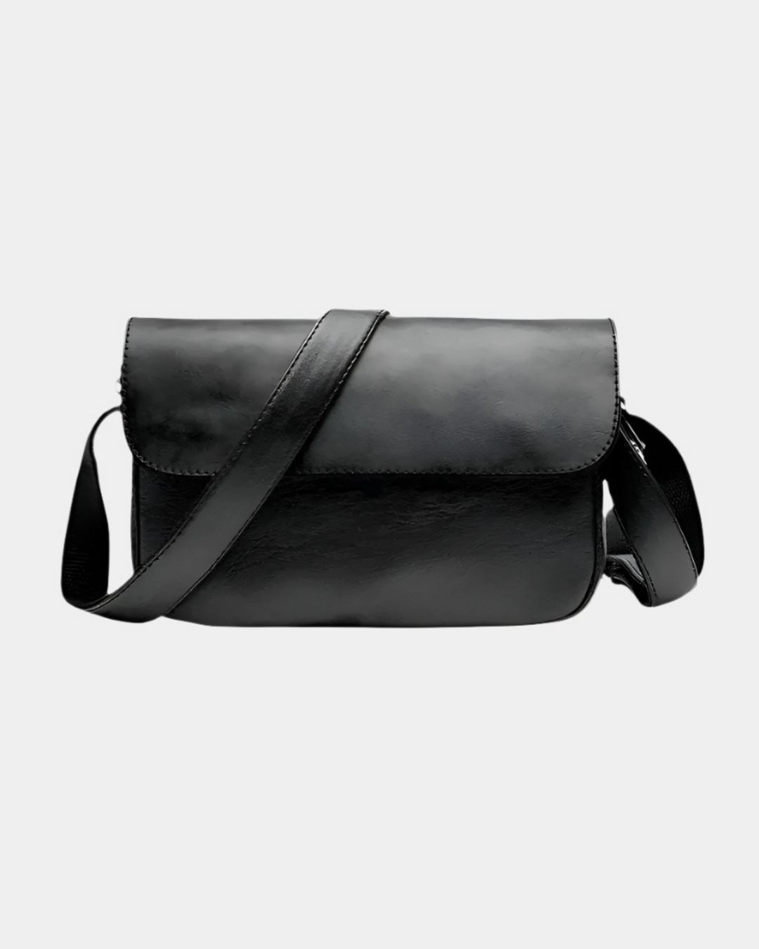 CROSSBODY-TASCHE AUS WEICHEM LEDER MIT ÜBERSCHLAG