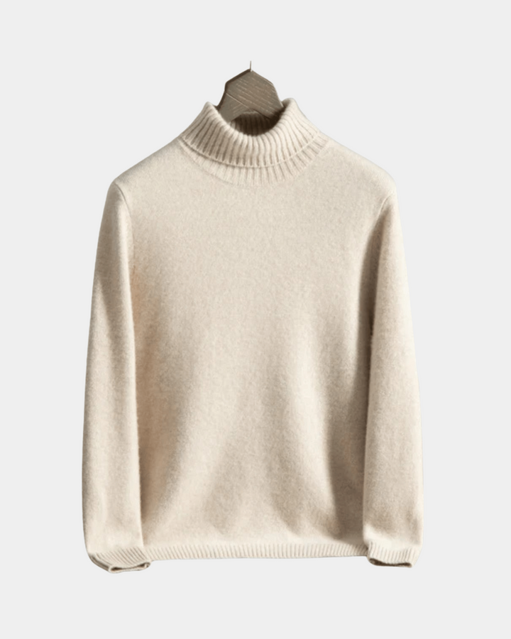 KLASSISCHER ROLLKRAGENPULLOVER FÜR DEN WINTER