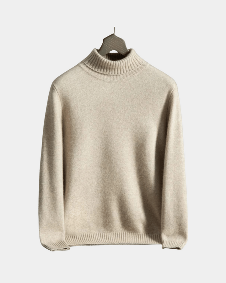 KLASSISCHER ROLLKRAGENPULLOVER FÜR DEN WINTER
