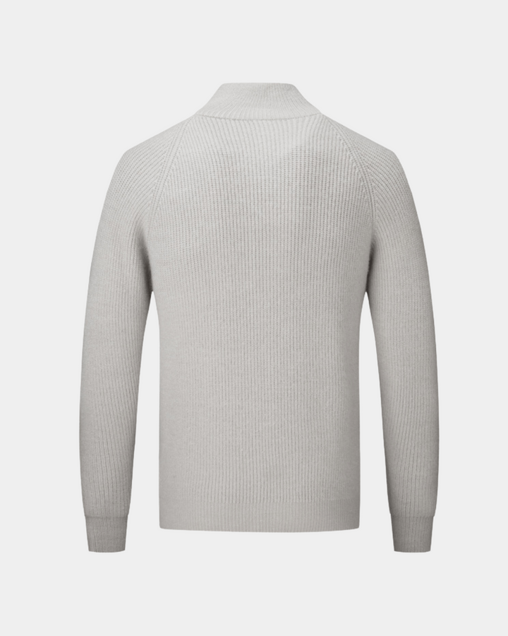 URBAN TEXTURED ZIP SWEATER