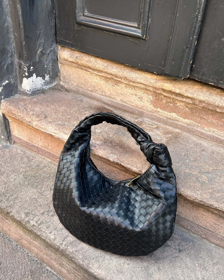 GEWEBTE LUXUSKNOTEN-BEUTELTASCHE