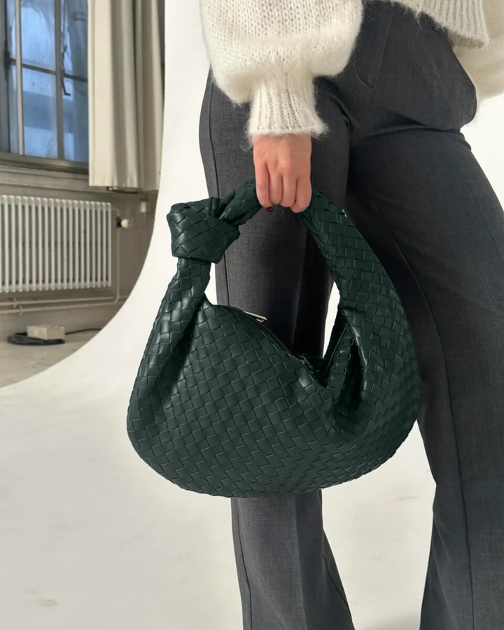 GEWEBTE LUXUSKNOTEN-BEUTELTASCHE