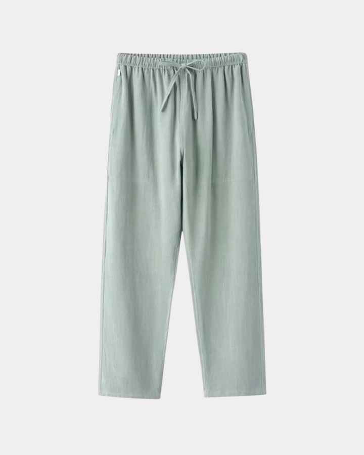 LOUNGE-HOSE AUS LEINEN FÜR DIE KÜSTE