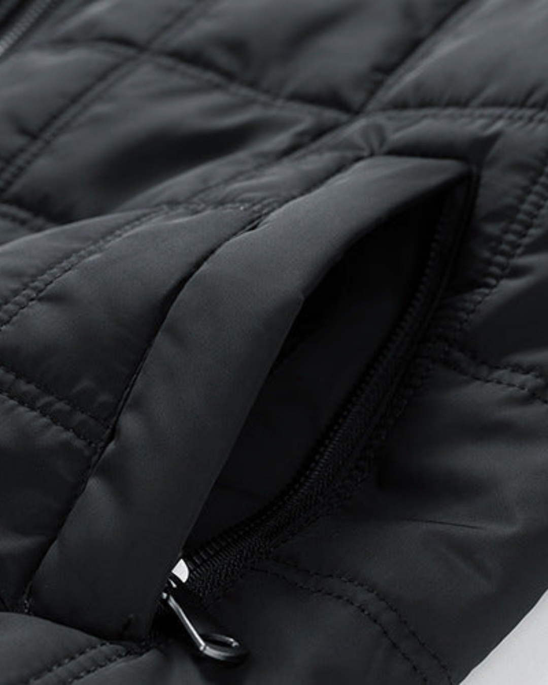 MODERNE BOMBERJACKE MIT GITTERMUSTER